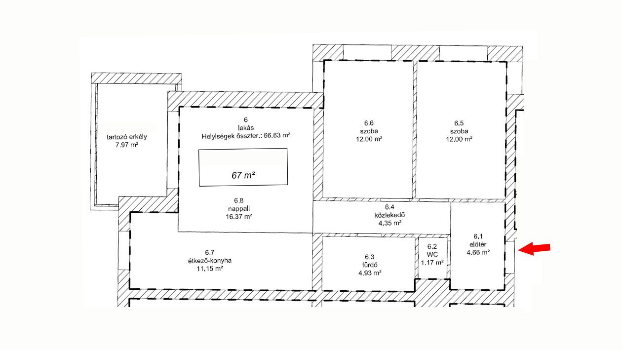 Új építésű 67 nm-es, 2.emeleti lakás eladó a Tócóvölgyben