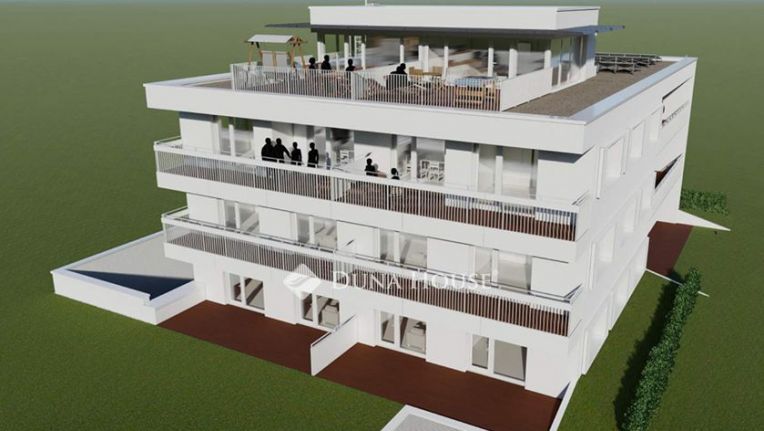 Új építésű 9 lakásos társasház a Fészek lakóparkban